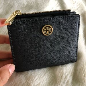 Black Tory Burch Mini Wallet
